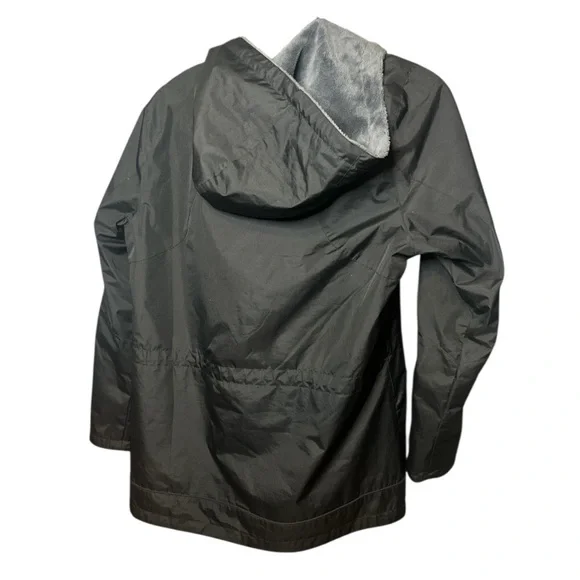 Free Country Black Waterproof Lined Jacket with Pink Logo - Picture 3 of 8